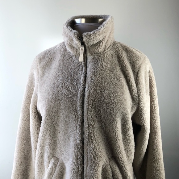 Torrid Tan Faux Sherpa Teddy Jacket Soft Cozy Plush Full Zip Plus Size 2 2X - Picture 9 of 9